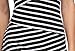 Eshion Women Striped Sleeveless Wear to Work Office Pencil Dress