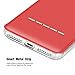 iPhone 8 Plus Case, iPhone 7 Plus Case [Touch Series][View Window], Folio Flip PU Leather Case,Magnetic Closure, Case for iPhone 8 Plus /7 Plus Special Edition with Stand, Metal Sensor 5.5 inch (Red)