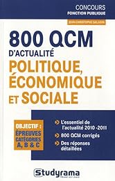 800 QCM d'actualité politique, économique et sociale
