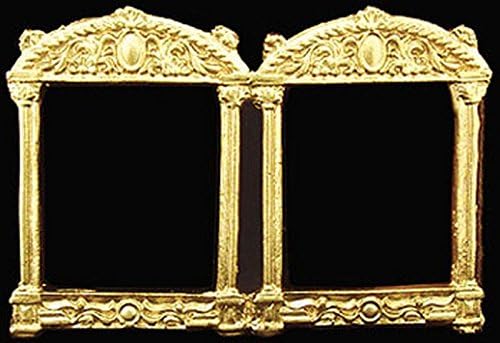 Dollhouse Miniature Decorative Double Picture Frame