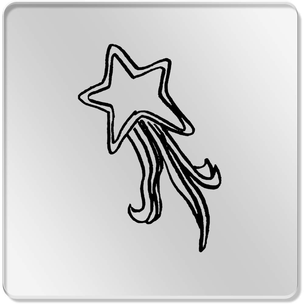 Cr00111616 Dessous De Verre Azeeda 6 X étoile Filante Sous