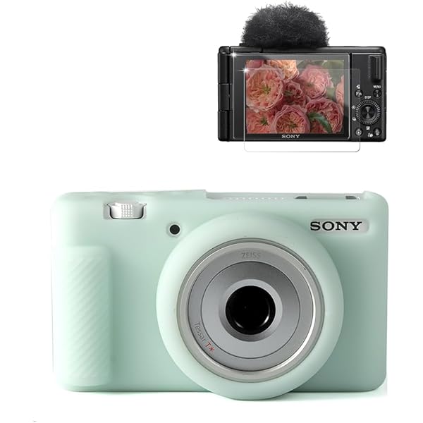 Amazon.com : Rieibi ZV-1F Camera Case, Soft Silicone Protective