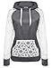 ACEVOG Women Sheer Lace Long Sleeve Hooded Pullover Floral Sweatshirt Hoodie With Pockets