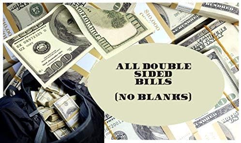 Prop Money Dollars, 500 Full Print Old Style $100 Dollar Bills, $50,000 Stack. for Movies Advertising, Play, Fake, Party - Image 5