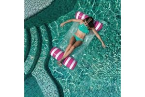 1PC Swimming Pool Float Hammock, Multi-Purpose Inflatable Hammock Water Chair Lounge for Beach and Lake, Swimming Pool Floati