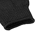 Cozy Cabin Cut Resistant Gloves, Level 5 Protection, Stainless Steel Wire Mesh Work Safety Hand Protector Outdoor Self-defense Work Safety Gloves, Classic Black 1 Pair