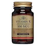 Solgar - Vitamin K, 100 mcg, 100 Tablets