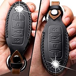ZiHafate Leather Car Key Fob Cover Compatible with
