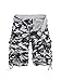 Men's Cotton Beach Pockets Camo Print Cargo Shorts
