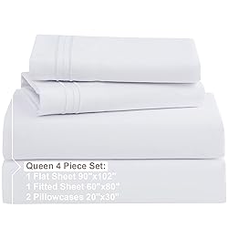 Nestl Queen Sheet Set - 4 Piece Bed Sheets for