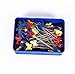 TECH-P® Quilting Quilter's 2.0'' Flat Butterfly Head Pins Boxed- Childhood Color (2x100 Count)