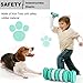 Dog's Chew Toy Dogs Teeth Cleaning Toy [Bite Resistant][Non-Toxic Soft Rubber]Jakpak Dog Chew Toys and Teeth Cleaning Toy for Aggressive Chewers Funny Rotary Rubber Gear Toy for Dogs Mint