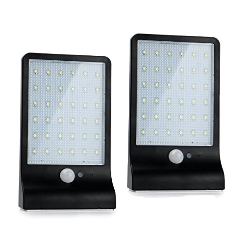 2Pack 36 LED Solar Lights WSMY Motion Sensor Wall Lamp Wireless Security Light Outdoor Indoor for Yard, Fence, Patio, Garage, Garden, Path, Farm, Barn