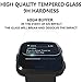 Fitbit Versa Screen Protector,Waterproof 9H Tempered Glass Screen Protector for Fitbit Versa Smart Watch [2.5D Round Edge][Anti-Scratch] [No-Bubble][ 3-Pack ]