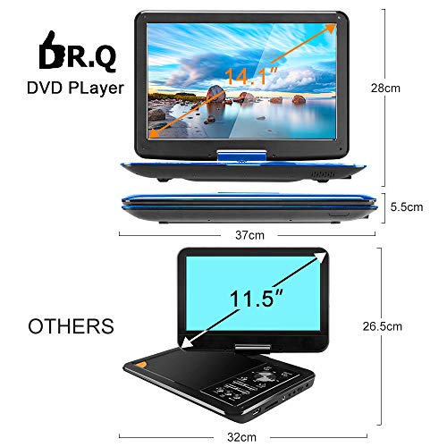 3 %25E3%2580%2590Upgraded%25E3%2580%2591+DR+Q+Portable+Rechargeable+Formats+Black