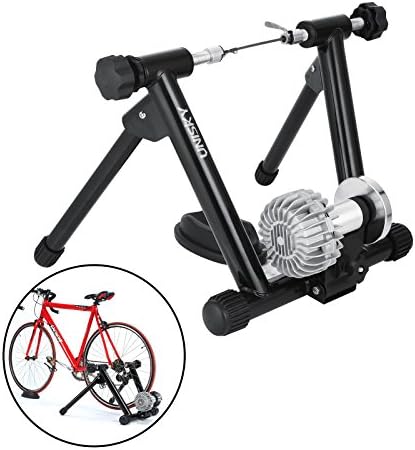 LeBerry Bike Trainer 330LB Capacity Bicycle Exercise Stands Black Portable Stationary Bike Stand Fluid Trainer with Resistance Shifter for Indoor Workout (Fluid Trainer)