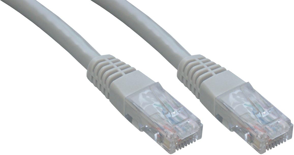 MCL 0.5m Cat6 U/UTP Patch Cable - Grey, 0.5 mètres