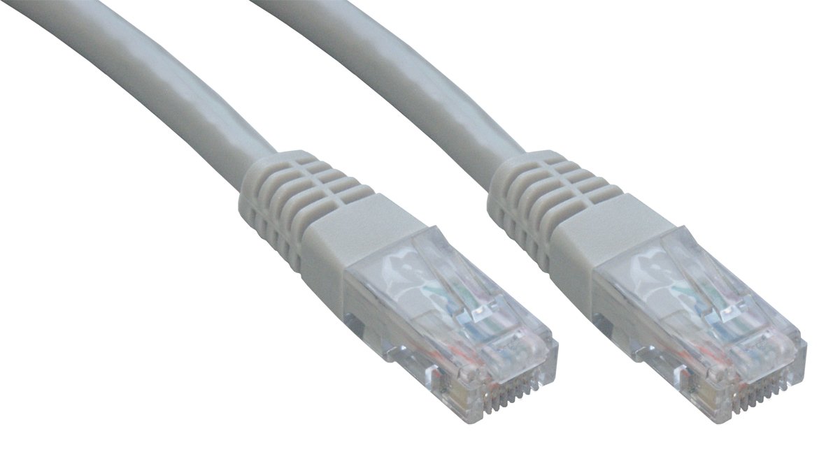MCL 0.5m Cat6 U/UTP Patch Cable - Grey
