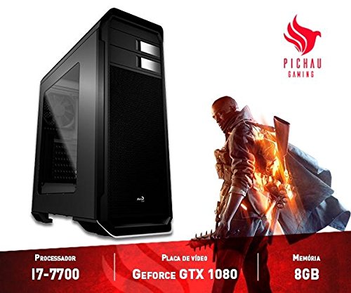 Computador Gamer Pichau Intel Core I7-7700 8gb (geforce Gtx 1080 8gb) 1tb