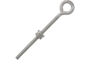 E-RIGGING 1/4" x 6" Stainless Steel Plain Eye Bolt