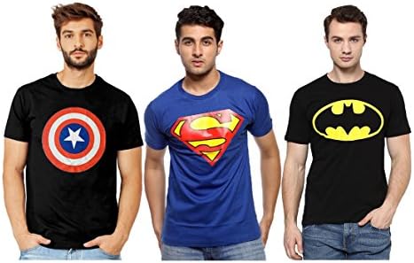 Smartees Mens Cotton Tshirt Combo Pack of 3