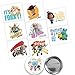 Toy Story Birthday Party Favors and Goodie Bag Fillers Pack For 16 Guests With Toy Story Masks, Pencils, Tattoos, Stickers, Stampers, and Exclusive Pin