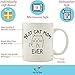 Best Cat Mom Ever Middle Finger Funny Coffee Mug 11 oz - Top Christmas Gifts For Mom - Unique Gift For Her, Women - Perfect Novelty Birthday Present Idea For Cat Lady or Owner