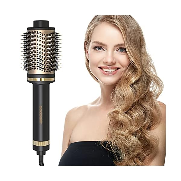 UBEGOOD-Hair-Dryer-Hot-Air-Brush-5-in-1-Hot-Air-Brush-with-3-Temperatures-Negative-Ion-Hot-Air-Comb-Multifunctional-Hot-Air-Brush-Hair-Dryer-Brush-Styling-Brush-Hair-Dry-for-All-Hair-Types UBEGOOD Hair Dryer Hot Air Brush, 5 in 1 Hot Air Brush with 3 Temperatures Negative Ion Hot Air Comb Multifunctional Hot…