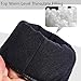 FREETOO Mens Winter Gloves, Outdoor Waterproof Warm Gloves, Screen Touch Motorcycle Gloves for Cold Weather (Black, L 9.60-9.92'')