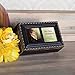 First Communion Boy Distressed Black Keepsake Music Box - Plays Tune Handel's Hallelujah