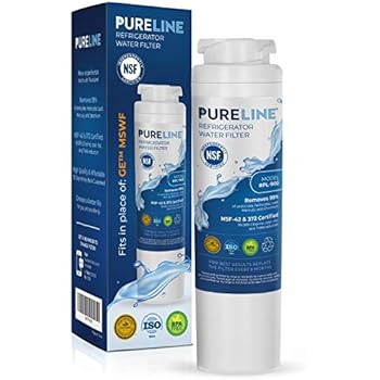 GE MSWF Certified Water Filter Replacement. Designed to Exact Fit & Compatibility as the Original GE MSWF Filter. - PURELINE (1 Pack)