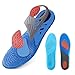 GEL Sports Orthotics Insoles - Against Plantar Fasciitis Relieve Feet Pain, Heel Pain - Shock Absorption Full Length Performance Shoe Inserts for Women (Women's size 5-10)