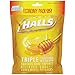 HALLS Relief Honey Lemon Cough Drops, Economy Pack, 80 Drops