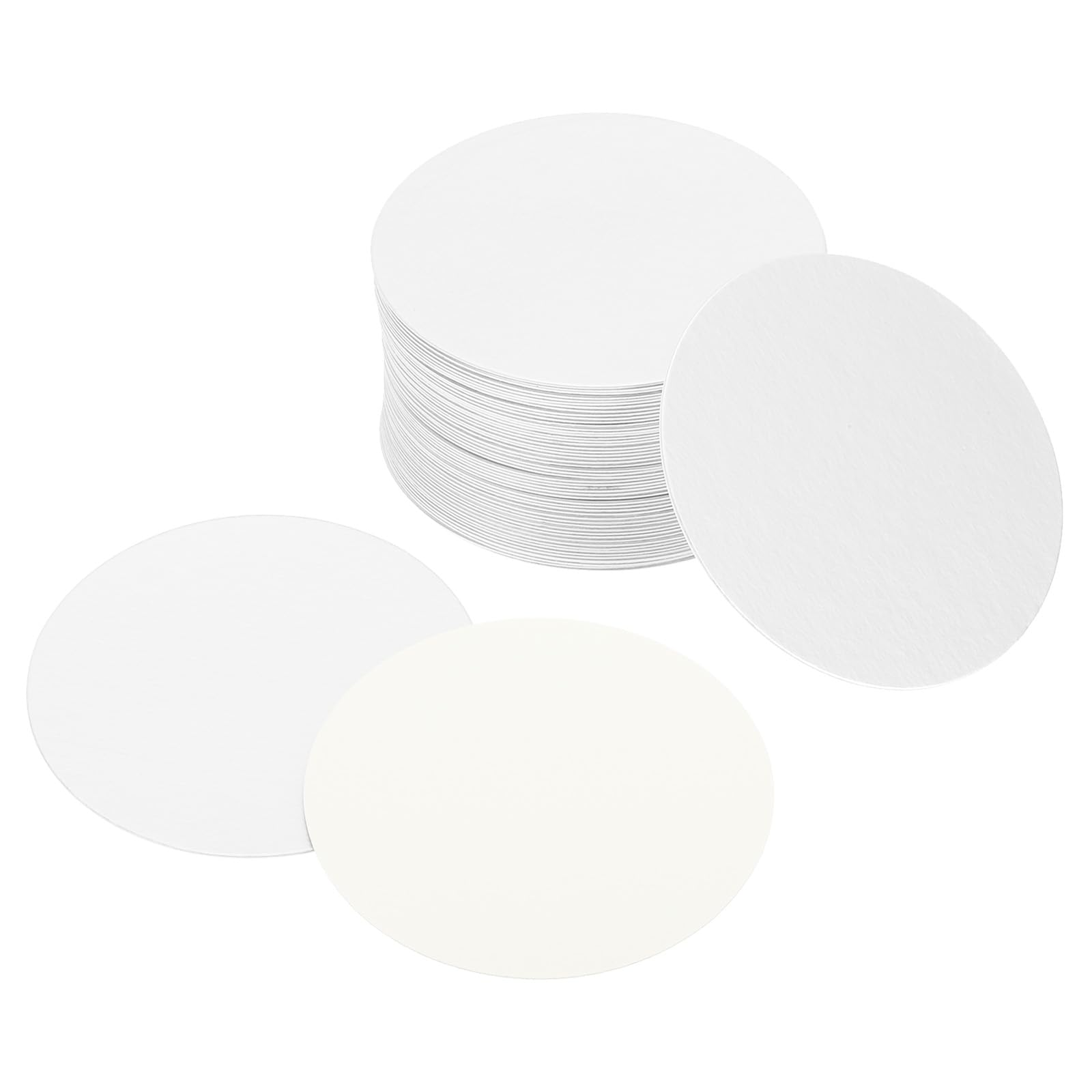 PATIKIL 65mm/2.54" Aluminum Foil Cap Liner, 150Pcs Resistant Tamper Induction Heat Sealer Sealing Liners for PE/HDPE Plastic Bottle Jar Lid