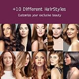 ANGENIL Nano Titanium 1 Inch Hair Straightener Curler Fast Heat Dual Voltage view 6