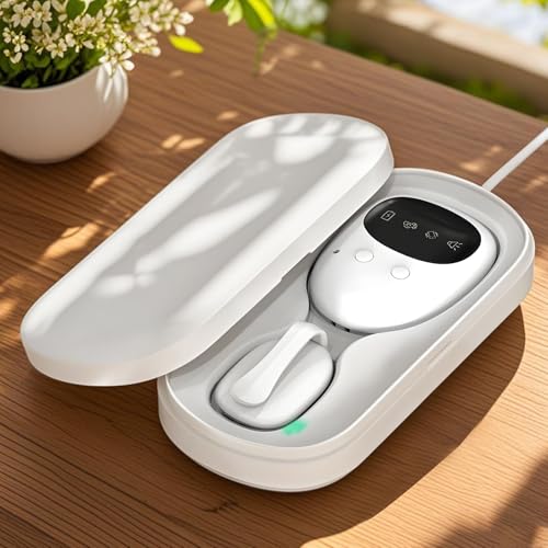 Wireless Bedwetting Alarm, Pee Alarm with 3 vibration modes and Loud Sound for Potty Training, USB-C Rechargeable Enuresis Sensor for Boys Girls Kids Adults & Elderly