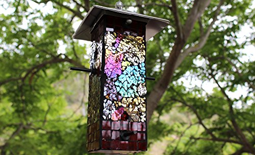 Bluedot Trading Stained Glass Mosaic Bird Feeder Buy Online In