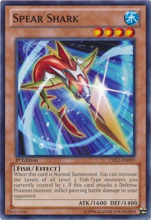 Yu-Gi-Oh! - Spear Shark (CBLZ-EN009) - Cosmo Blazer - 1st Edition - Common