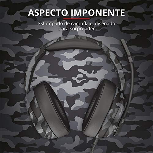 Trust-Cascos-Gaming-GXT-433K-Pylo-Auriculares-Gamer-con-Microfono-Plegable-Altavoces-Activos-de-50-mm-Cable-Trenzado-para-PS4-PS5-PC-Nintendo-Switch-Xbox-One-Xbox-Series-X-Negro-Camuflaje