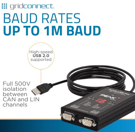 CAN USB PRO FD Adapter - 2 Channels: CAN & LIN (GC-CAN-USB- PRO-FD)