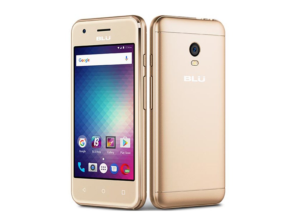 BLU Dash L3 D930u 4" Cell Phone GSM 4GB Unlocked Dual SIM Android - Gold