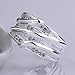 NYKKOLA Jewelry 925 Silver Beautiful Austrian Crystal Band Ring(O)