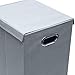 Laundry Hamper Sorter with Lid Closure – Foldable Hamper, Detachable Lid, and Portable Built-In Handles for Easy Transport – Single