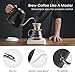 MOOKA Electric Kettle - Gooseneck Electric Kettle with Digital Variable Temperature Control and Keep-Warm Function, Gooseneck Kettle with Full Stainless Steel Interior Perfect for Coffee and Tea,1.2L