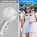Hand Free Personal Fan ，Portable Sports Neck Hanging Fan ，USB Rechargeable 3 Speeds Mini Cooling Fan with Dual Wind Head for Traveling Outdoor Office Room