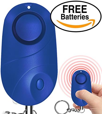 Emergency Personal Alarm [EXTREME SOUND] 130 dB Premium Quality Portable with LED Light - Self Defense Keychain For Kids Women Elderly Protection - Best Survival Whistle - Batteries Included