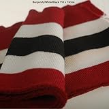 Stripes Pattern Knitted Waistband Rib Welt for Cuffs or Waist Band & Neck Band Ribs for Jackets, Bombers, or any Apparel Garments for Trimming