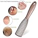 BEZOX Foot File Callus Remover, Double Sided Foot Scrubber for Dead Skin, Stainless Steel Pedicure File for Cracked Heel W/Cloth Storage Bag & Gift Box