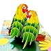 Liif Love Birds 3D Pop Up Anniversary Card for Wife, Husband, Couple, Valentines Day Card