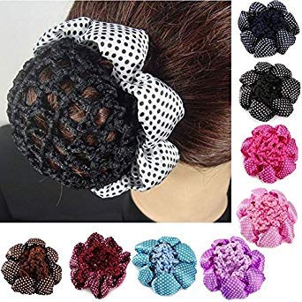 Sensadore Women Dot Shiny Girl Women Bun Cover Snood Amazon In